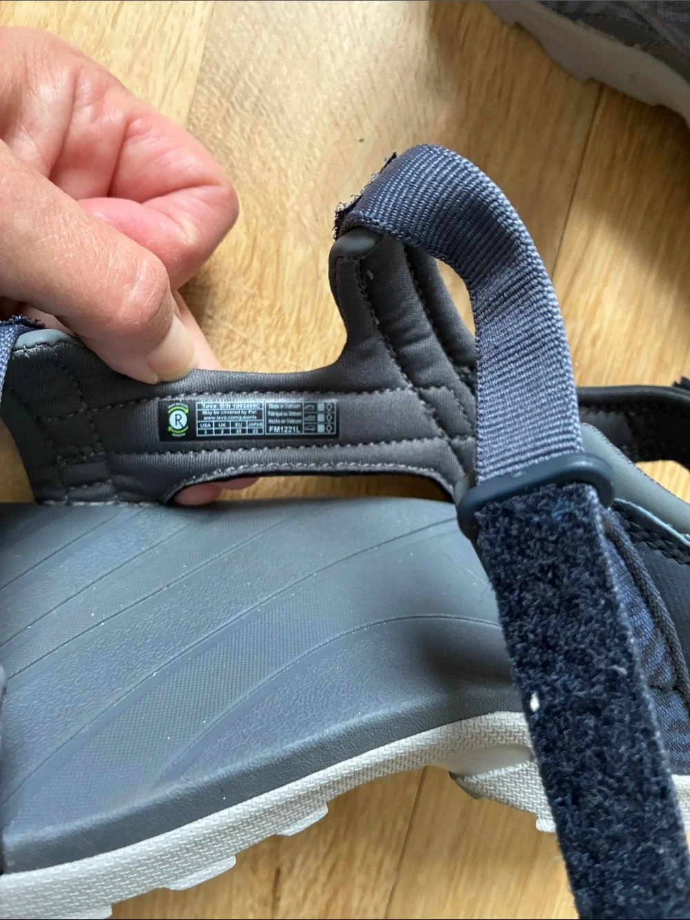 Teva Kids Navy and Gray Outdoor Sandals